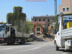 Lavori all' ex arena-italia