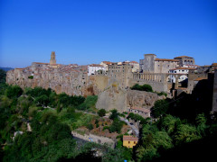 La località di Pitigliano, in Toscana