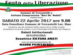 Evento per Festa Liberazione a Trecastelli