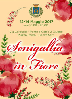 La locandina di "Senigallia in fiore" 2017