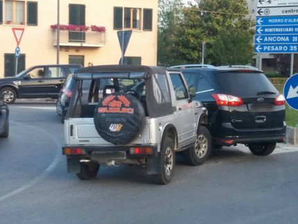 Incidente alla rotatoria di viale Giordano Bruno