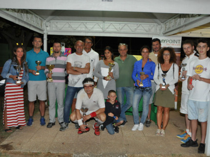 Premiazioni del Torneo Tennis Gioielleria Pettinari 2017