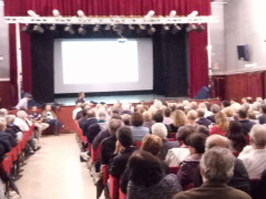 L'incontro dei comitati di alluvionati al teatro Portone di Senigallia