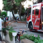 L'albero caduto a Marzocca di Sengallia