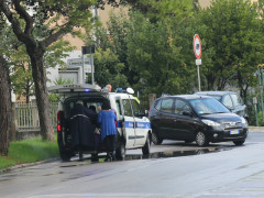 Incidente nell'incrocio tra viale-Pini