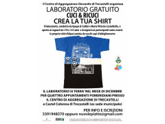 workshop gratuito per imparare a crearsi una tshirt/felpa da un vecchio capo d’abbigliamento