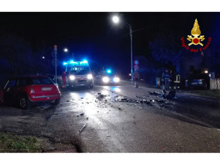 Incidente stradale sulla provinciale tra Sant'Angelo e Senigallia