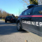 I Carabinieri sul luogo dell'incidente