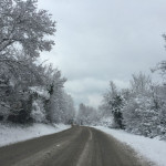 Neve sulla Corinaldese a Senigallia - foto di Sara Ragnetti