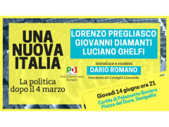 A Senigallia la presentazione del libro “Una nuova Italia”