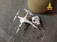 Drone caduto a Marina