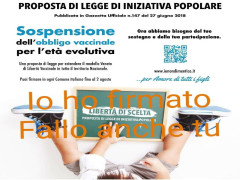 Sospensione obbligo vaccinale