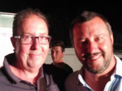 Davide Da Ros e Matteo Salvini