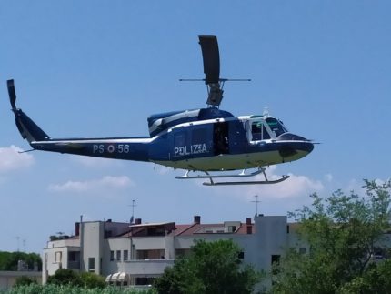 Elicottero in forza alla Polizia di Stato