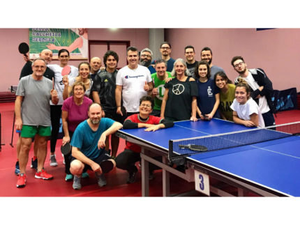 Appassionati e amatori al Centro Olimpico Tennistavolo