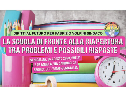 La scuola di fronte alla riapertura tra problemi e possibili risposte