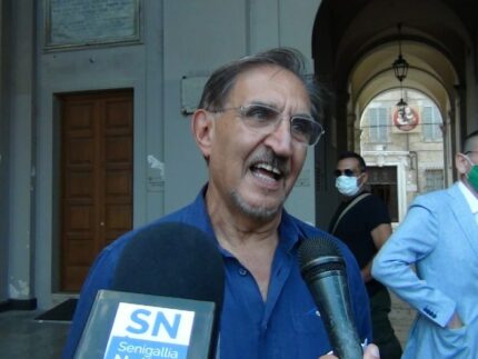 Ignazio La Russa a Senigallia per la campagna elettorale di Fratelli d'Italia