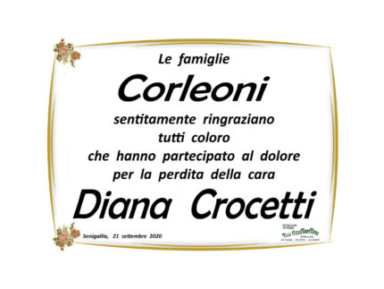 I ringraziamenti della famiglia Corleoni