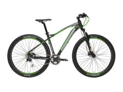 Adriatica Wing nero-verde - bicicletta muscolare