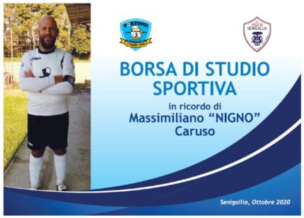 Borsa di studio sportiva Massimiliano Nigno Caruso