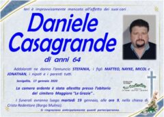 Necrologio Daniele Casagrande