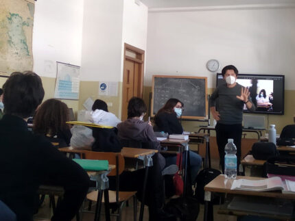 Il fotografo Lorenzo Cicconi Massi, al Liceo Perticari di Senigallia