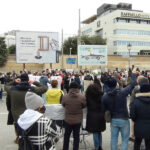 Manifestazione dei ristoratori e commercianti di Senigallia
