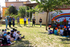 Inaugurazione interventi realizzati nel giardino della Scuola "Don A. Morganti" di Pianello di Ostra