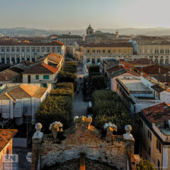 Senigallia dall'alto - Sopra Porta Lambertina - Foto di Enrico Rocchetti