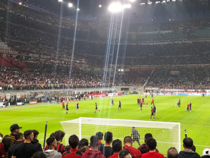 Cuccioli del Milan Club Senigallia a San Siro