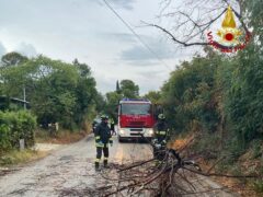 Danni causati dal maltempo nei dintorni di Senigallia