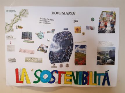 Progetto sulla sostenibilità portato avanti alla scuola media Mercantini