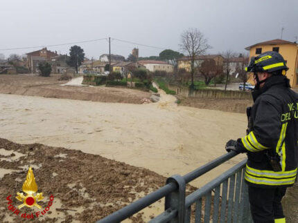 Monitoraggio VVFF lungo il corso del fiume Misa