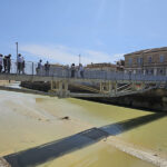 Passerella provvisoria ciclopedonale a Senigallia sul Misa