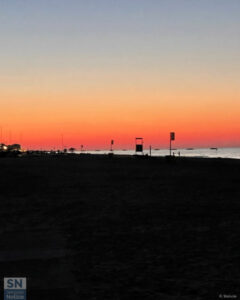 Tramonto a marina di Ponente - Foto Roberto Sbriscia