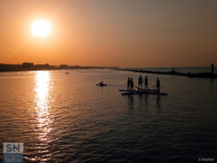 SUP-fitness al tramonto - Foto Serena Baldoni