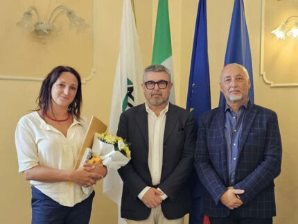 Mabj Bosco ricevuta dal sindaco di Senigallia