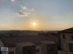 Tramonto romantico a Scapezzano - Foto Rossano Morici