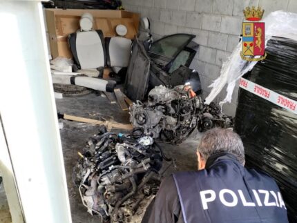 Operazione della Polizia contro i furti d'auto