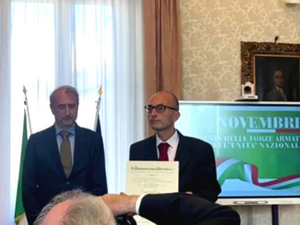 Giovanni Bomprezzi Cavaliere della Repubblica