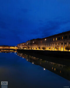 Lungofiume in giallo e blu - Foto Serena Ferrante