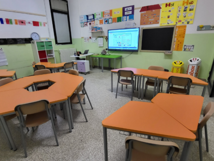 Nuova aula della scuola primaria "Don A. Morganti" di Pianello di Ostra