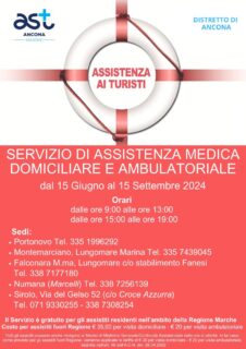 Guardia Medica Turistica AST Ancona 2024 - Distretto di Ancona