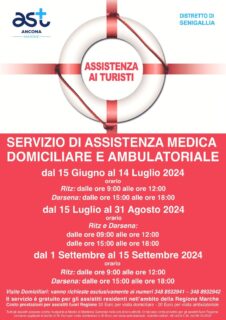 Guardia Medica Turistica AST Ancona 2024 - Distretto di Senigallia