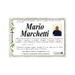 Necrologio Mario Marchetti