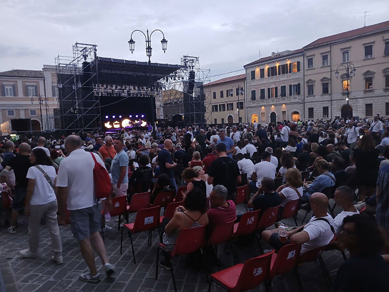 Simple Minds in concerto a Senigallia