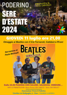 BeatleSenigallia 2024 - Concerto a Fano l'11 luglio