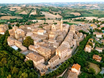 Veduta di Corinaldo, panorama