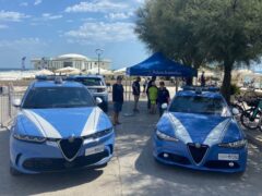 Polizia Scientifica in Piazzale della Libertà a Senigallia