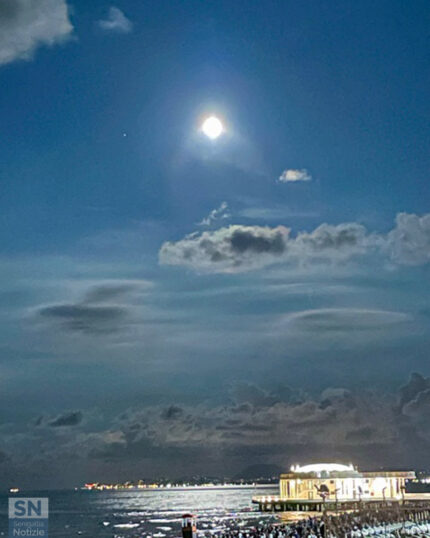 Luna piena e Rotonda, serata dei fuochi - Foto Roberto Sbriscia